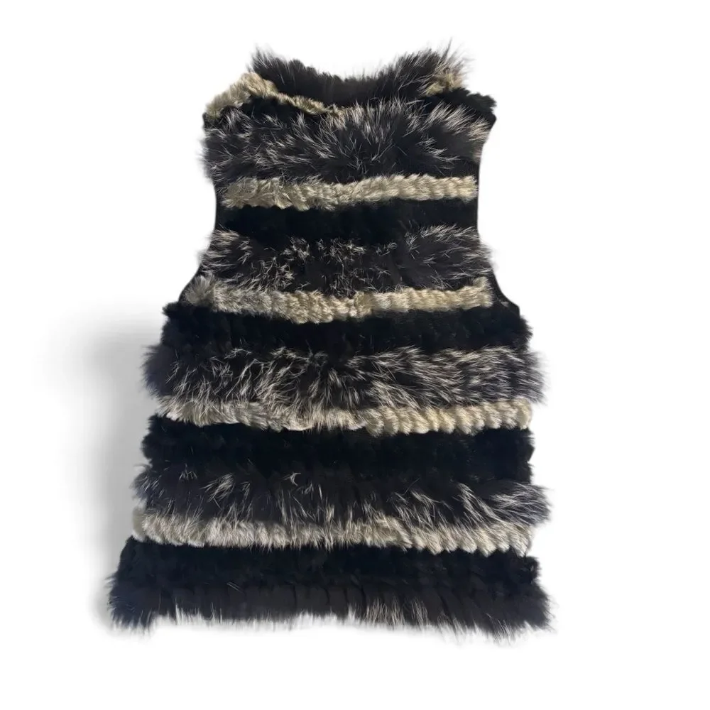 Adrienne Landau Fur Vest |Size: Small| - Picture 4 of 5